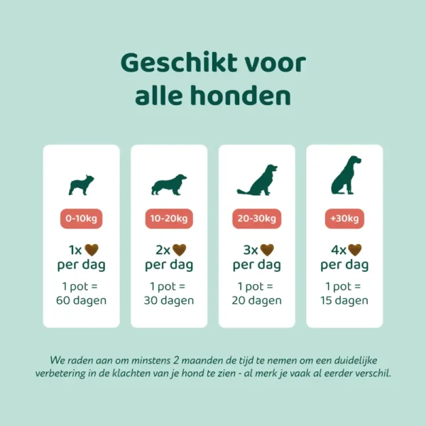 Dogsuppy Anti-Poep Eten Hoeveelheid