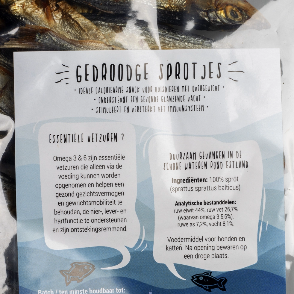 Dried sprat ingredienten Fish Dried Sprat - 100 gram