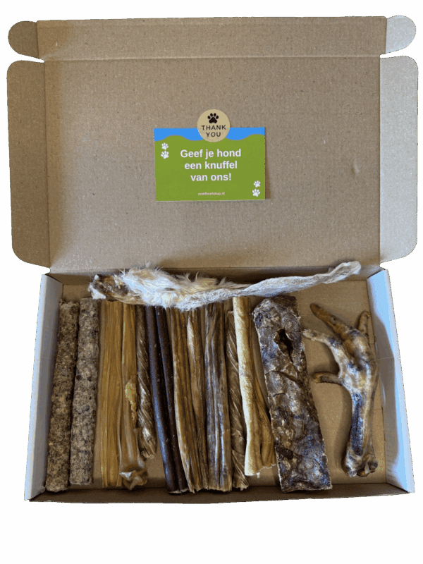 a1 WoefHoef Proefpakket - 100% natuurlijke snacks - Varianten