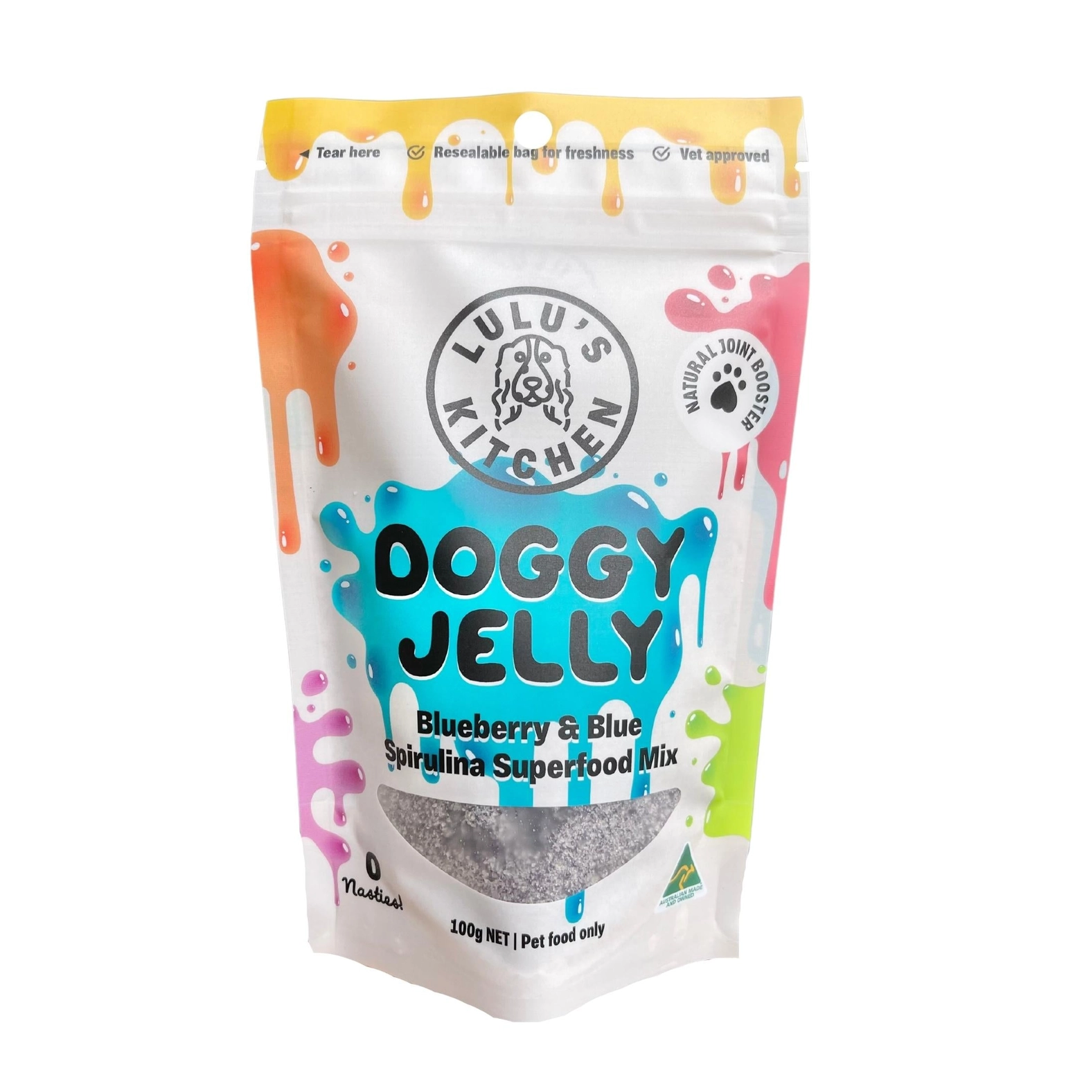 Doggy Jelly - Blauwe Bes & Spirulina - Superfood
