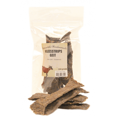 Vleesstrips - Geit - 100 gram