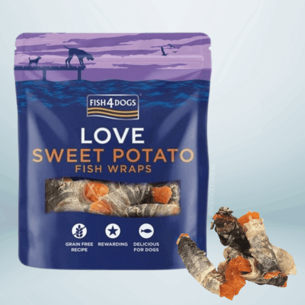 Fish4Dogs Zoete Aardappel Viswraps