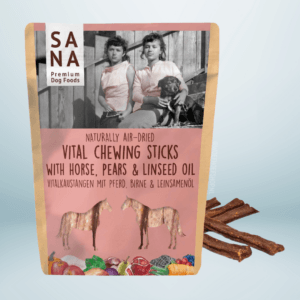 Sana Vital Chewing Sticks Rund Paard Peer & Lijnzaadolie