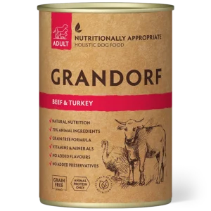 Grandorf - Rund & Kalkoen - Adult - 400 gram