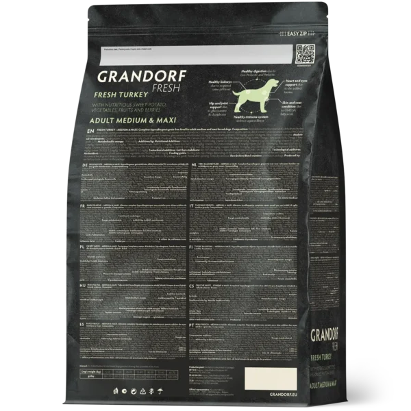 Grandorf | Graanvrij Verse Kalkoen | Adult Medium & Maxi