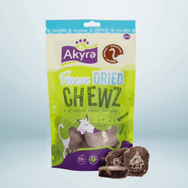 Akyra Freeze Dried Chewz Struisvogelnek