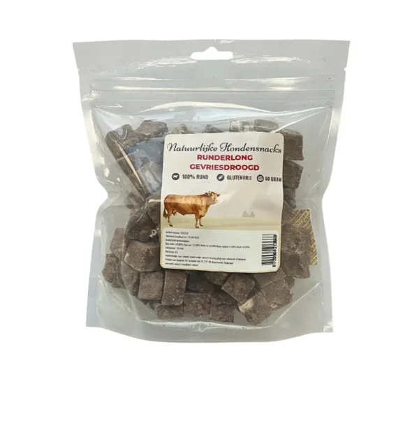 Gevriesdroogde Runderlong