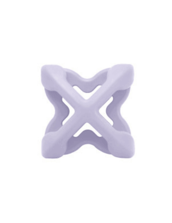 Chewtastic Geometrics Gentle Natural Rubber Soft Paars