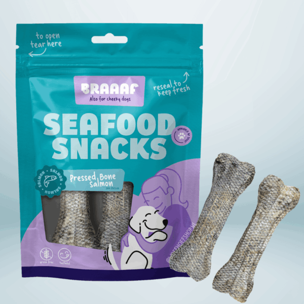 Braaaf Geperste Zalmbotten 12cm
