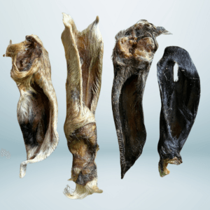 Geitenoor met Haar Hondensnack