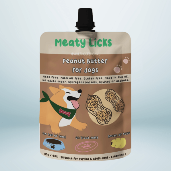 Meaty Licks Pindakaas