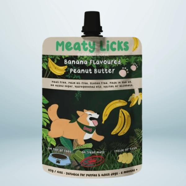 Meaty Licks Pindakaas & Banaan