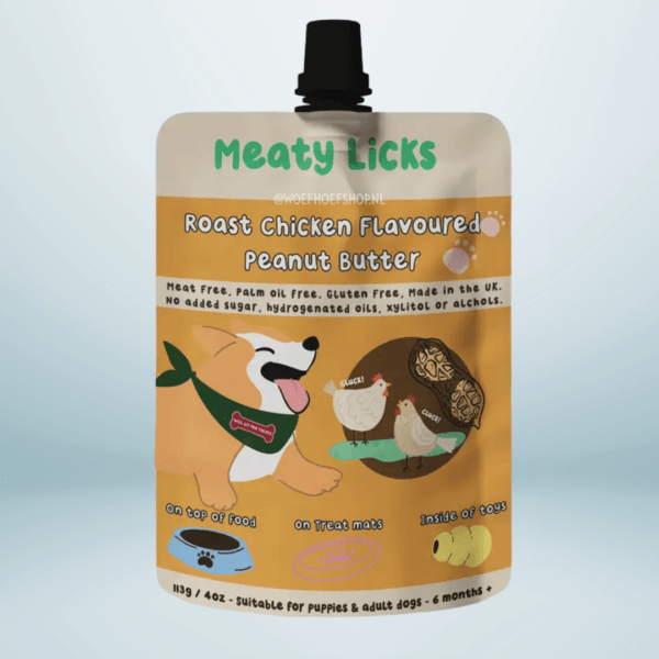 Meaty Licks Pindakaas & Kip