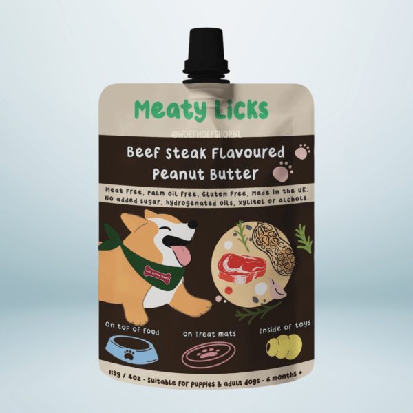 Meaty Licks Pindakaas & Rund